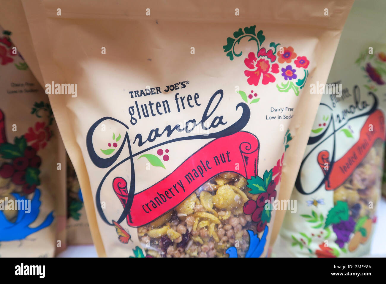 Sacchetto di muesli senza glutine, Trader Joe's Specialty Fruttivendolo, NYC Foto Stock