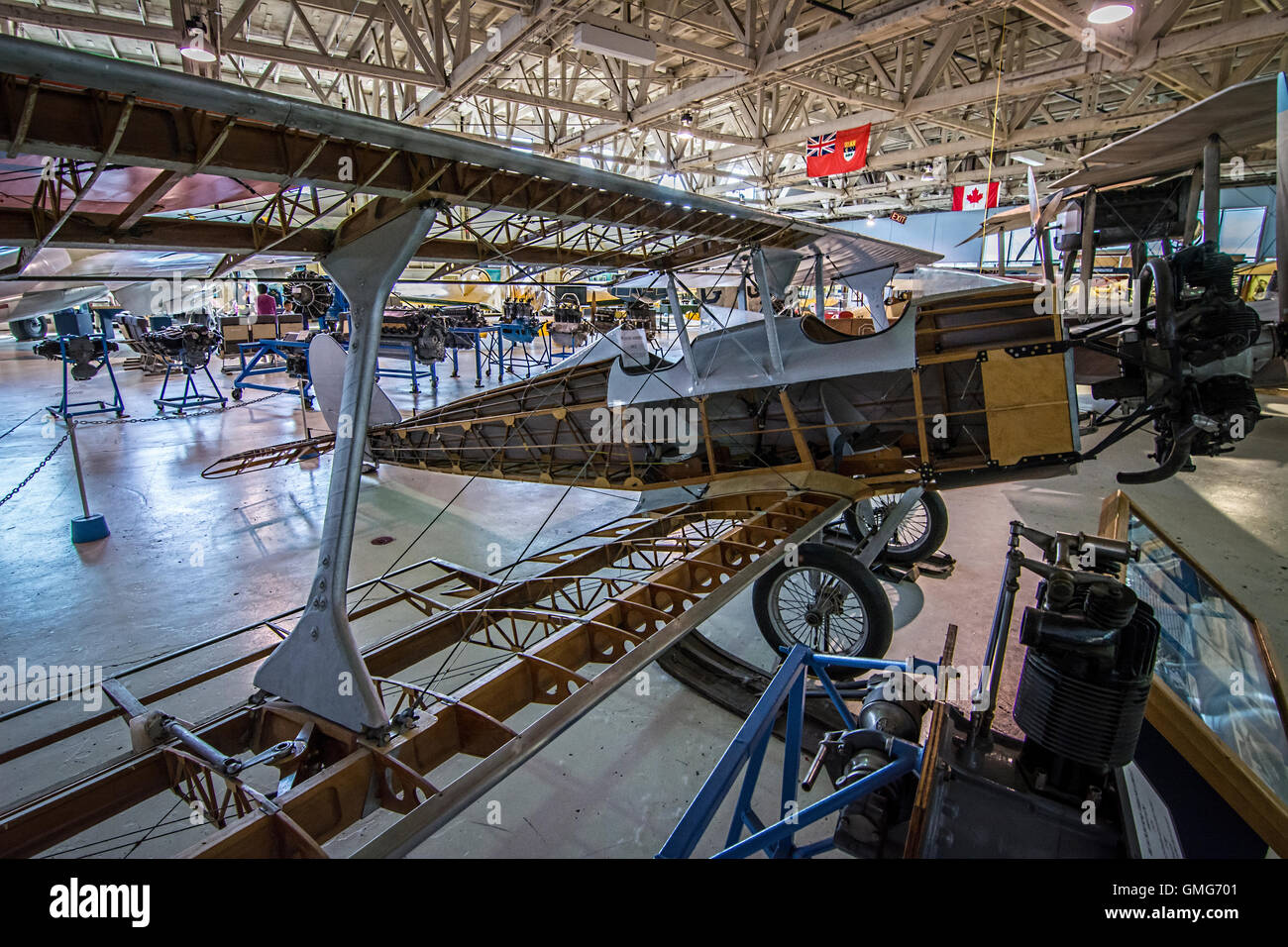 Alberta Aviation Museum di Edmonton, Alberta Foto Stock