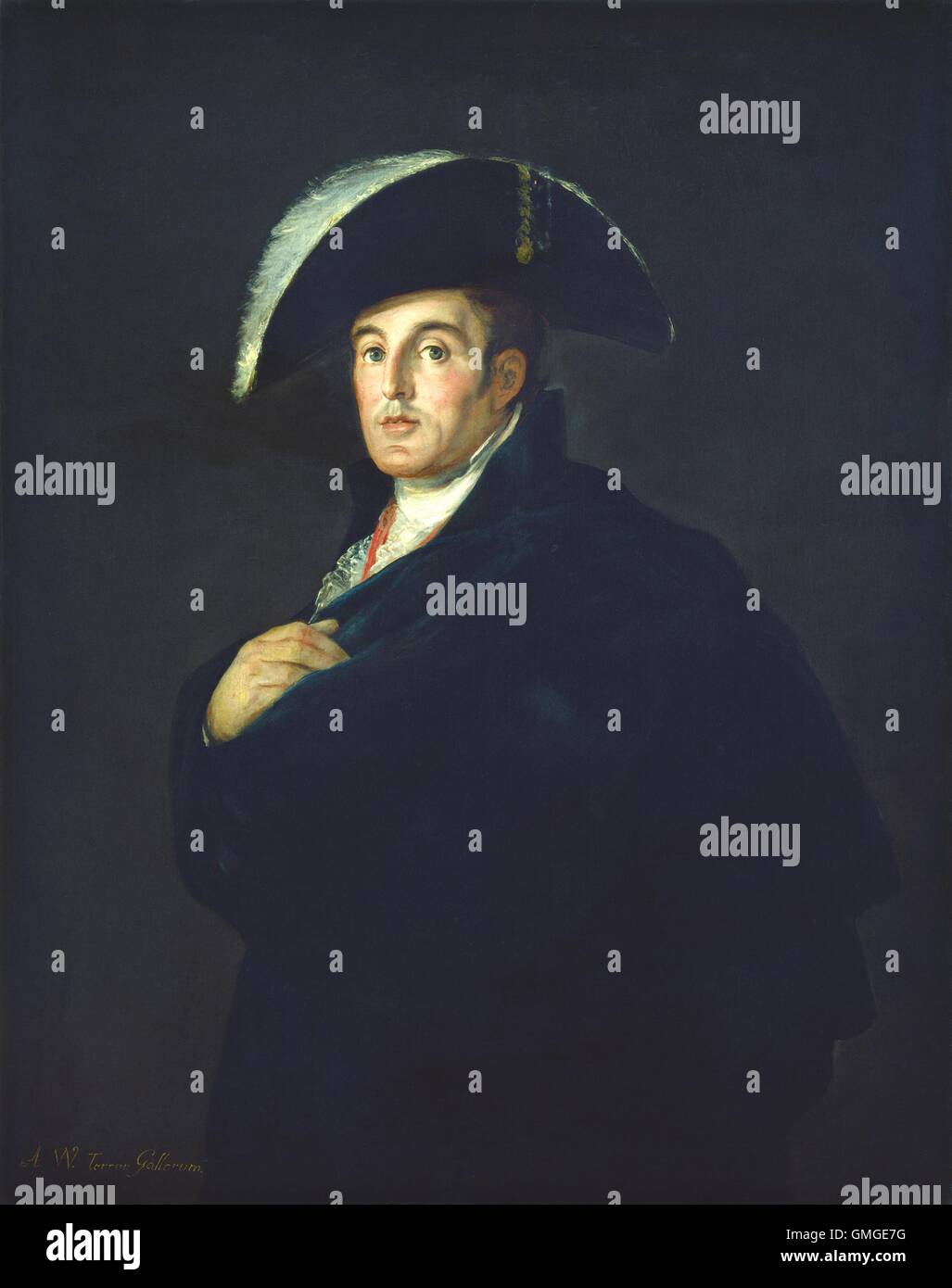 Il Duca di Wellington, da Francisco de Goya studio, 1812, pittura spagnola, olio su tela. Quando questo ritratto è stato realizzato, egli è stato Foto Stock