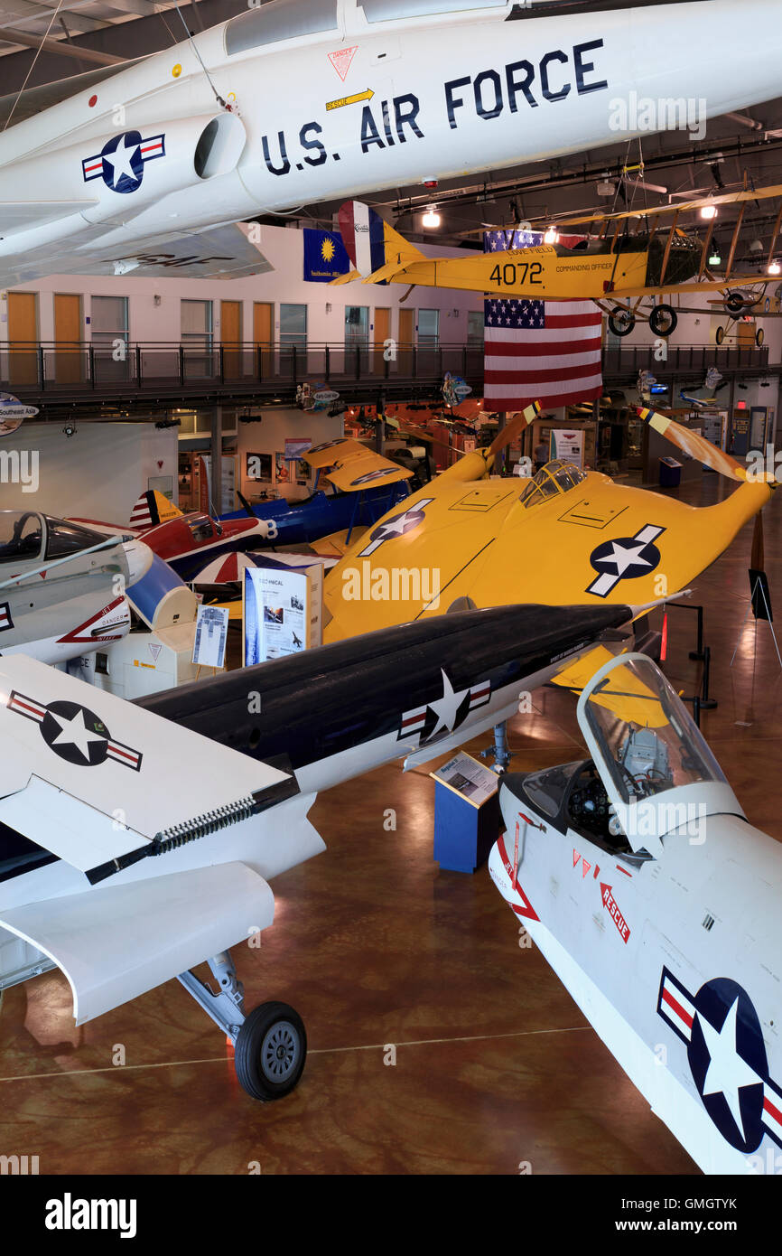 Frontiere del museo di volo, Dallas, Texas, Stati Uniti d'America Foto Stock