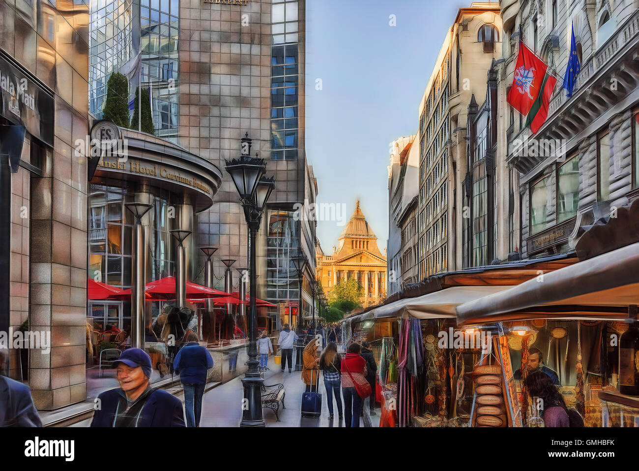 Urbano Budapest Foto Stock