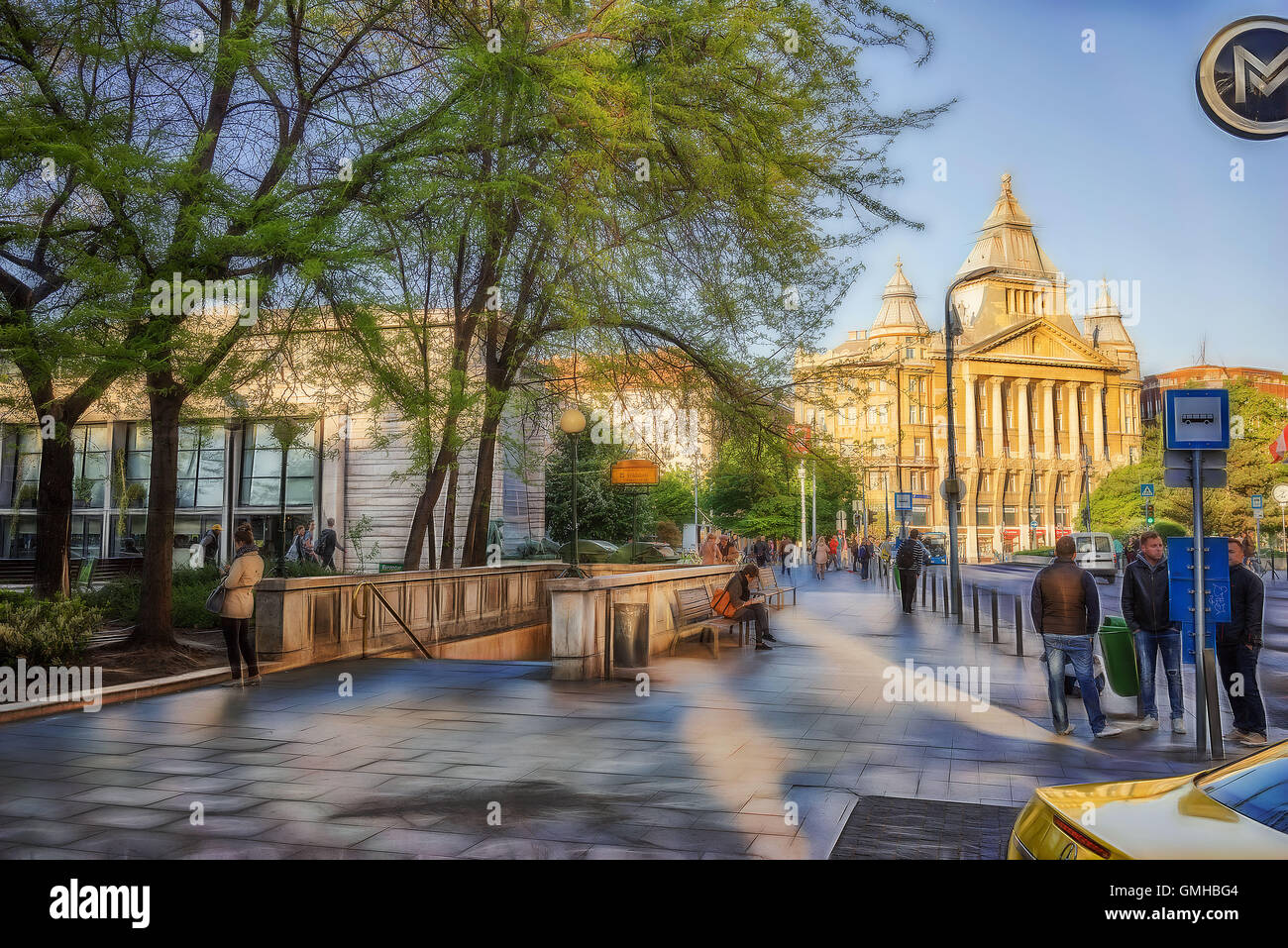 Urbano Budapest Foto Stock