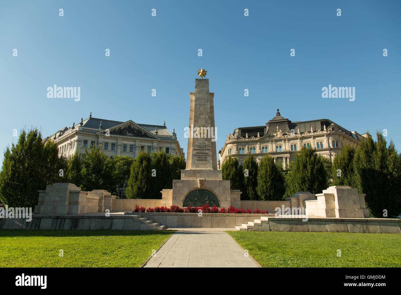 La guerra sovietica Memorial, Budapest Foto Stock