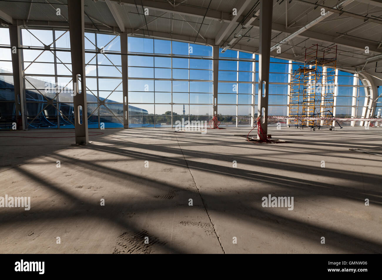 Nuovo edificio di aeroporto Foto Stock