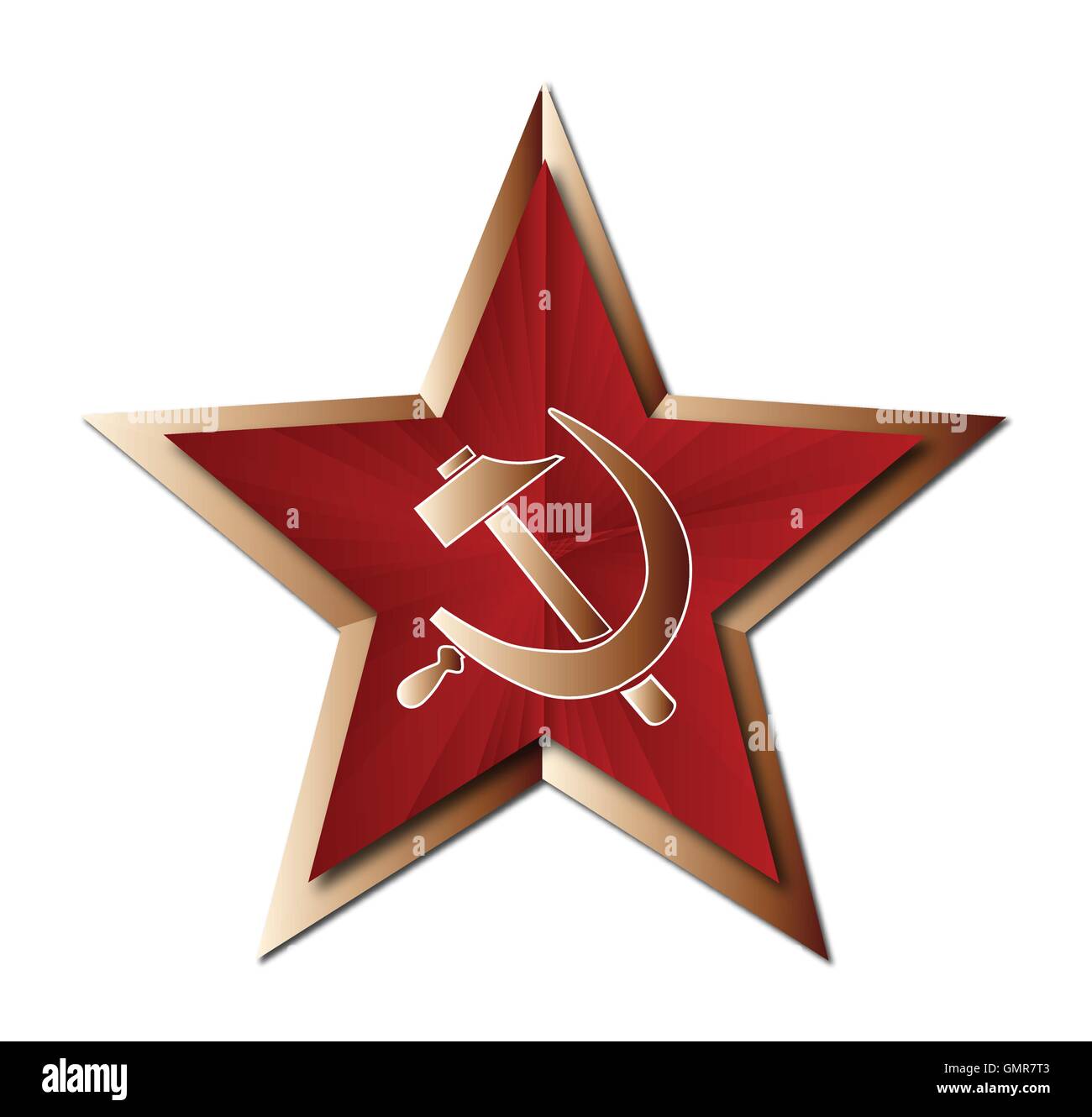 Sovietica insigni di badge Illustrazione Vettoriale