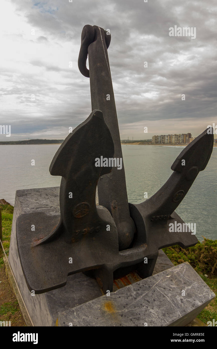 I dettagli di ancoraggio old ship Foto Stock