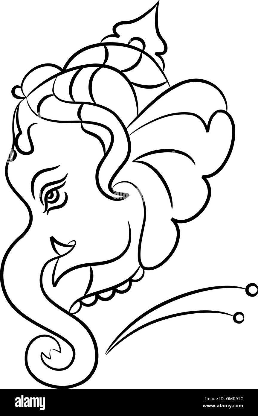 Ganesha il signore della Sapienza Illustrazione Vettoriale
