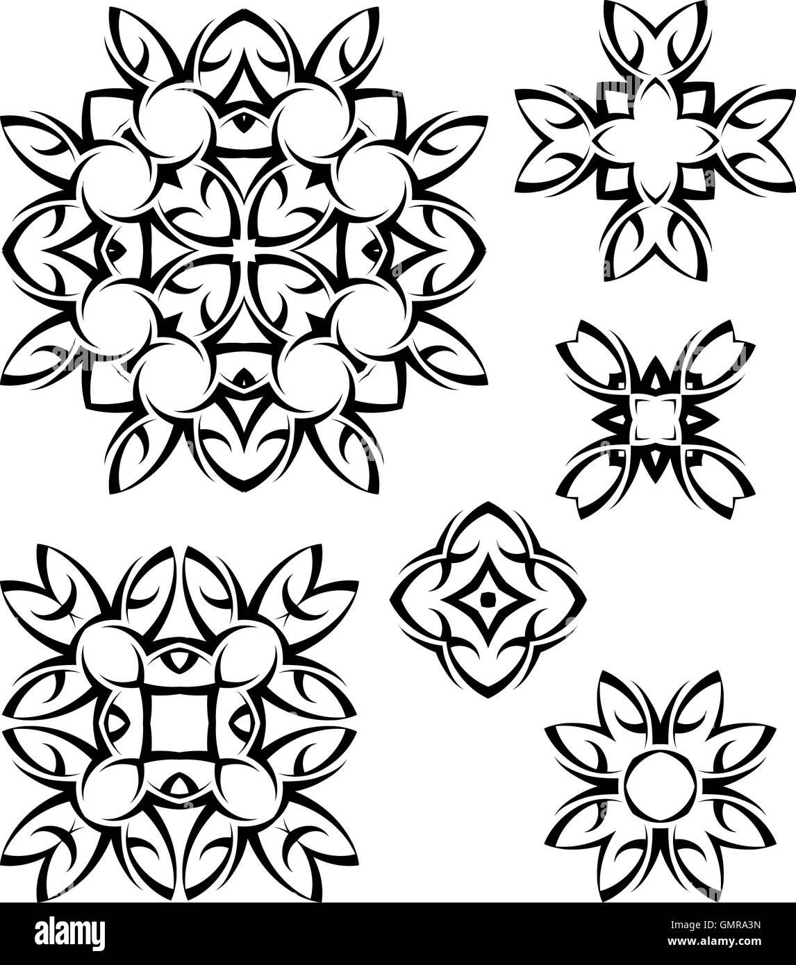 Tatuaggi Tribal Design Illustrazione Vettoriale