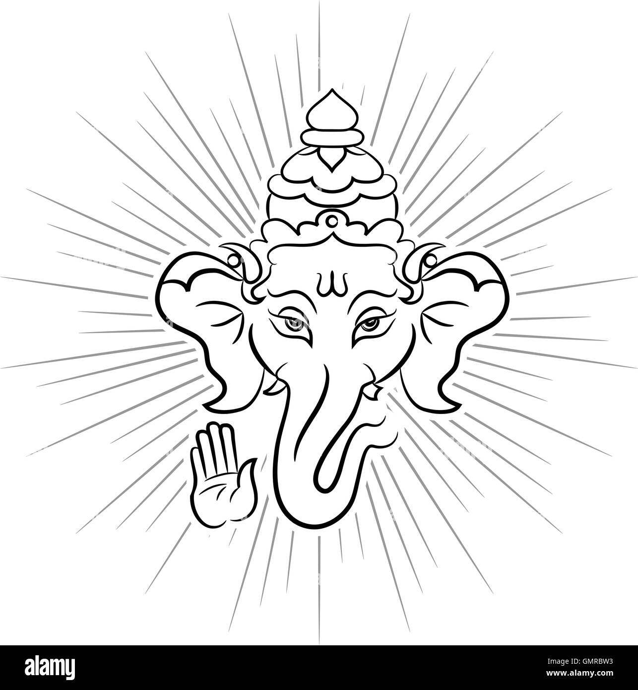 Ganesha il signore della Sapienza Illustrazione Vettoriale