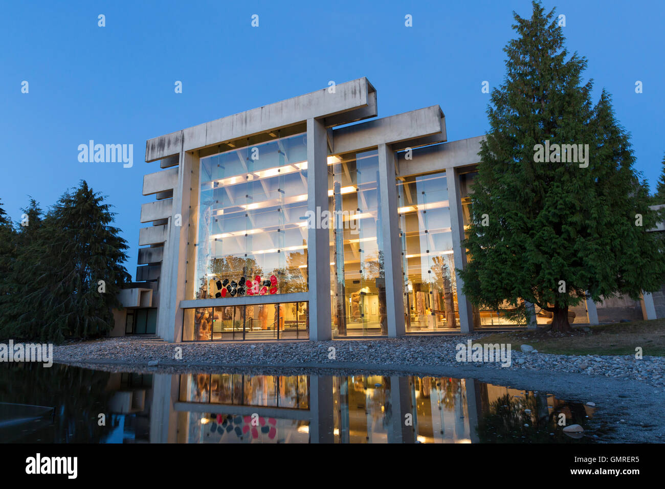 Vancouver, Canada: il Museo di Antropologia presso la University of British Columbia. Foto Stock