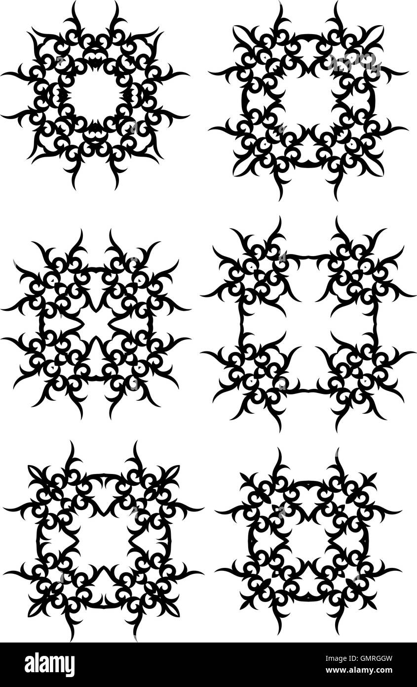 Tatuaggi Tribal Design Illustrazione Vettoriale