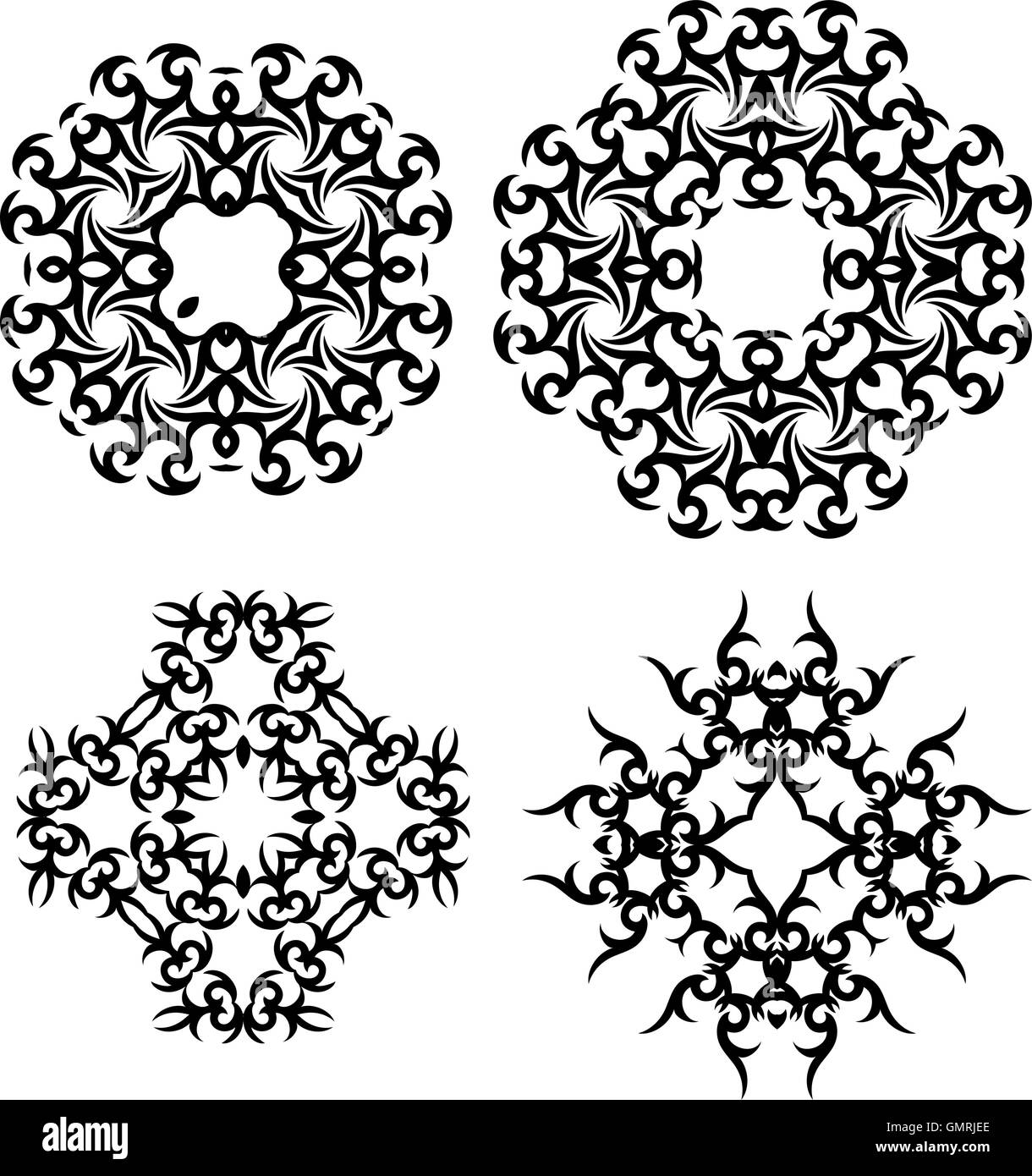 Tatuaggi Tribal Design Illustrazione Vettoriale