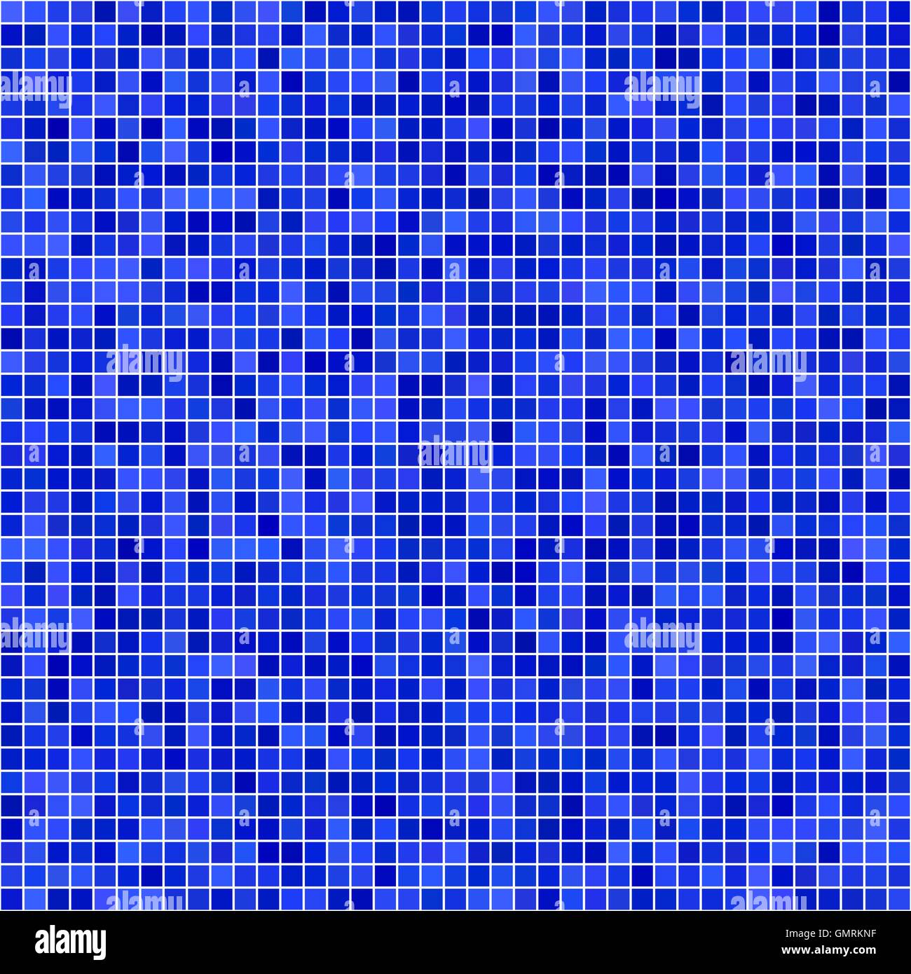 Pixel blu sullo sfondo di mosaico Illustrazione Vettoriale