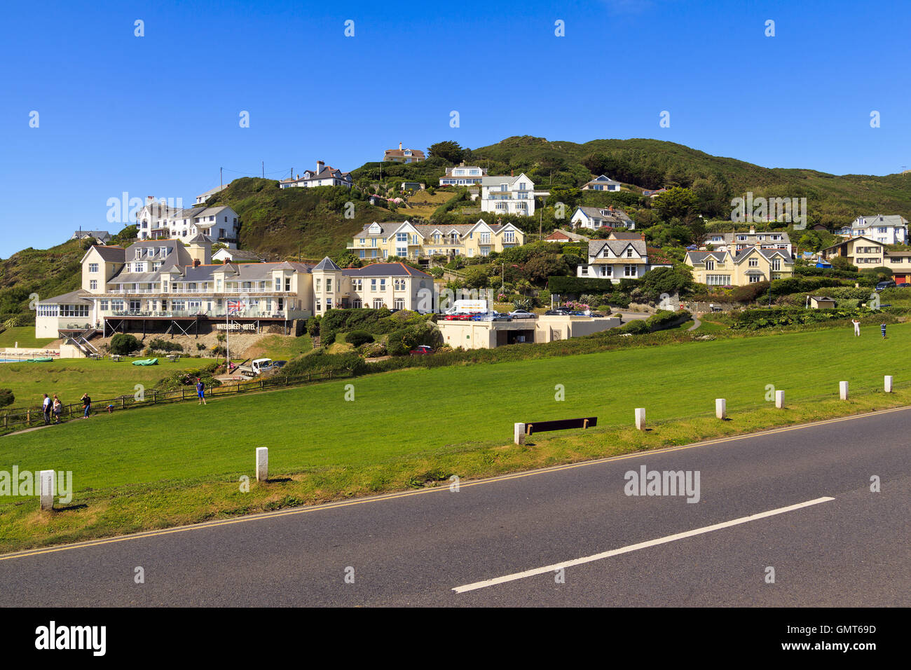 Watersmeet Hotel area di Woolacombe Bay Devon Foto Stock