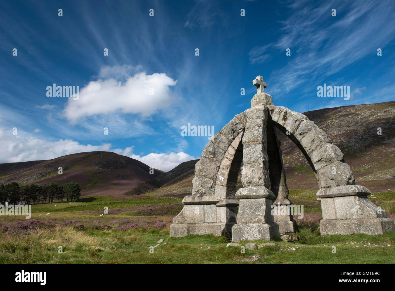 Queen's bene, Glen Mark, Glen Esk, Angus, Scozia Foto Stock