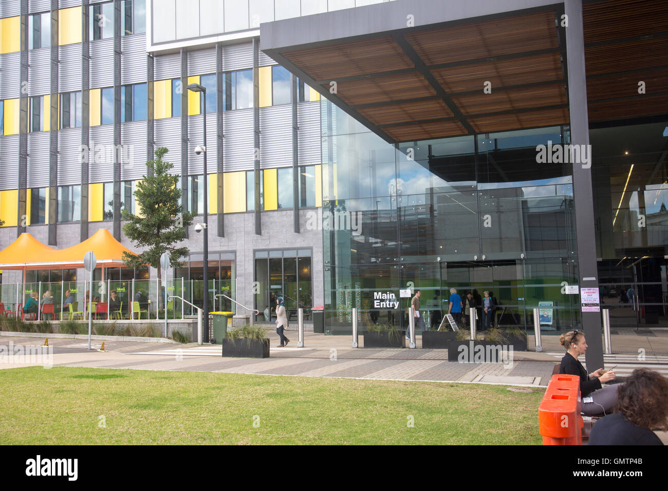 Ingresso principale a Sydney Royal North Shore Hospital, RNSH,a St Leonards,Sydney , Australia Foto Stock