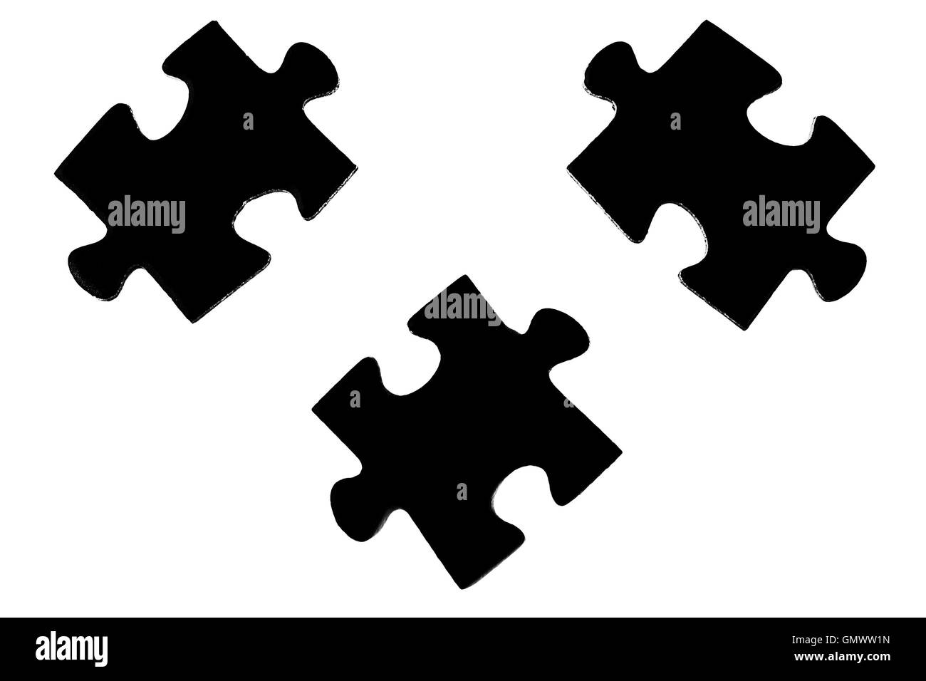 Pezzo di puzzle Foto Stock
