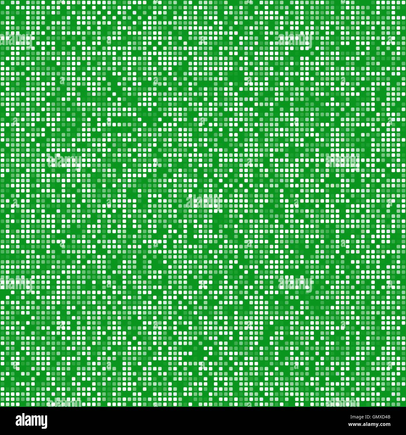 Green square pixel di sfondo a mosaico Illustrazione Vettoriale