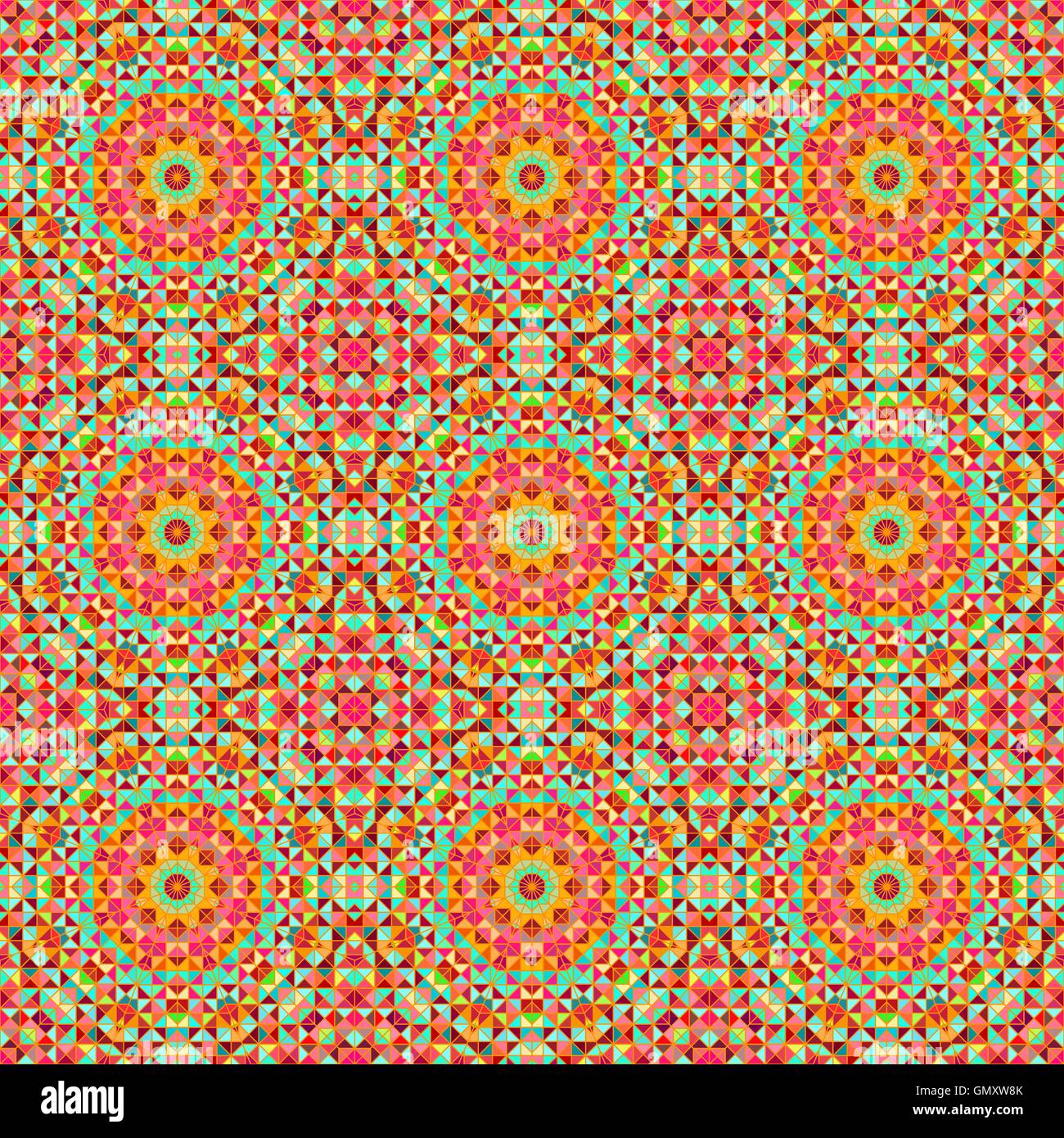 Senza cuciture ornamentali pattern. Abstract rosso vettore geometrico Illustrazione Vettoriale