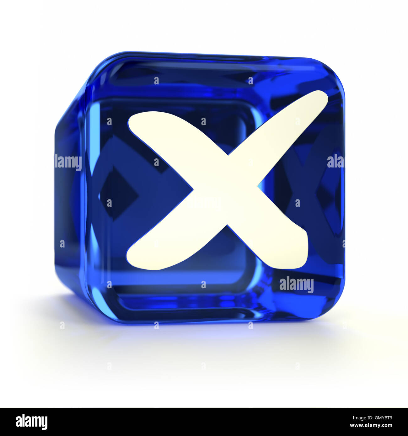 Blue Cross icona del marchio Foto Stock