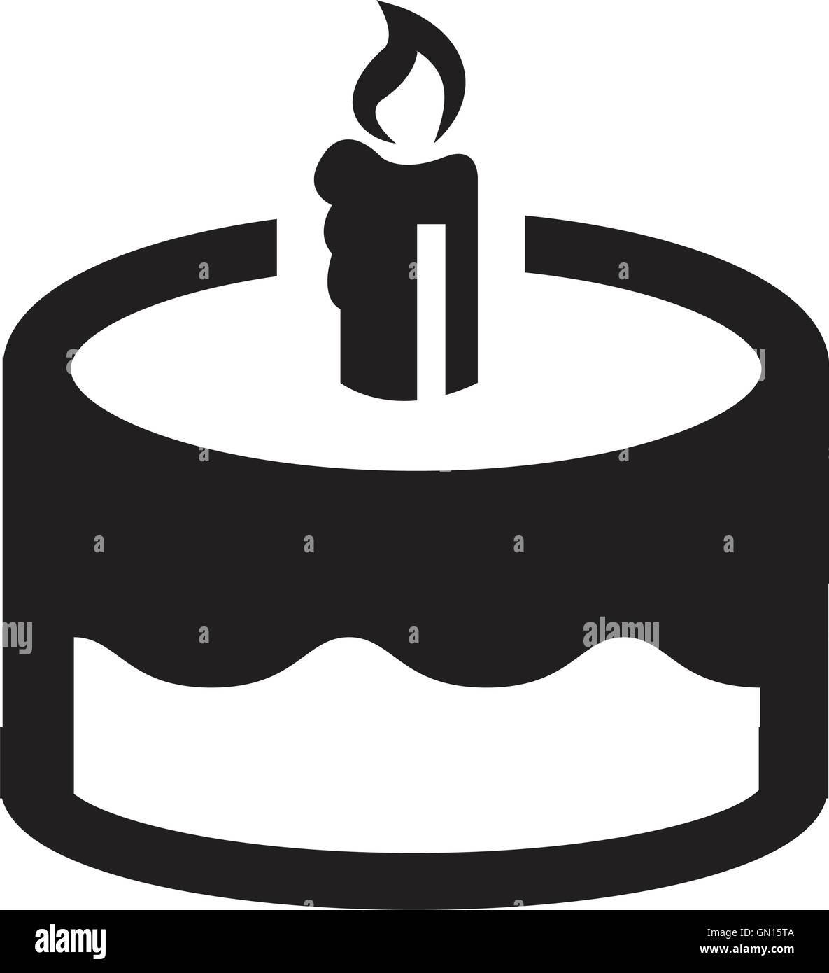 Cake Icon Immagini Vettoriali Stock Alamy