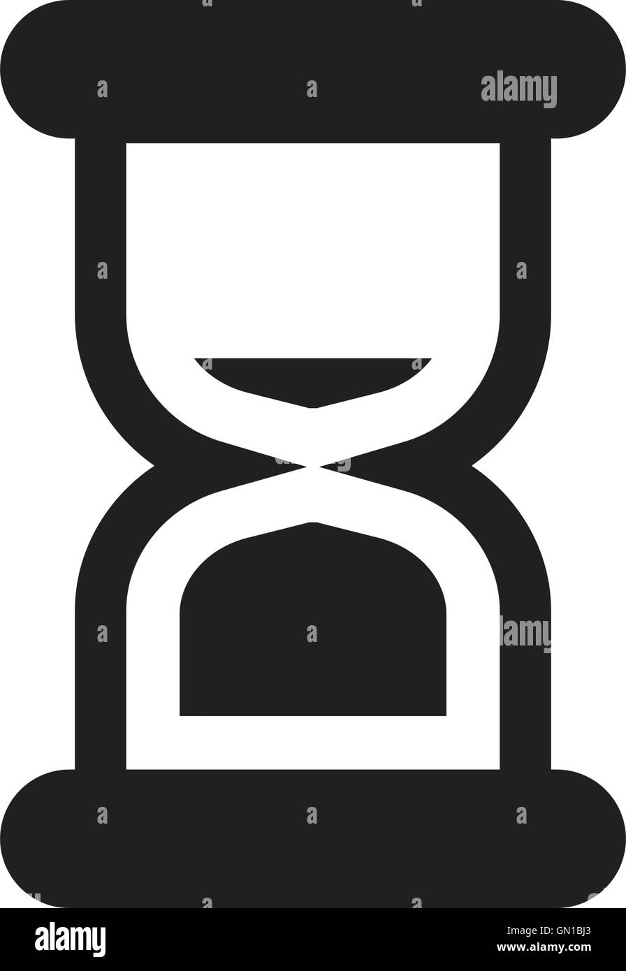 Clessidra - Semplice icona vettore Illustrazione Vettoriale