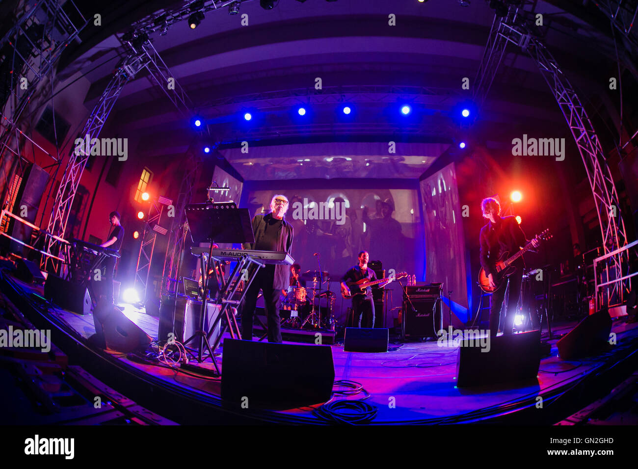 Torino, Italia. 26 Ago, 2016. John Carpenter esibirsi dal vivo durante il festival di oggi Torino Credito: Daniele Baldi/Alamy Live News Foto Stock