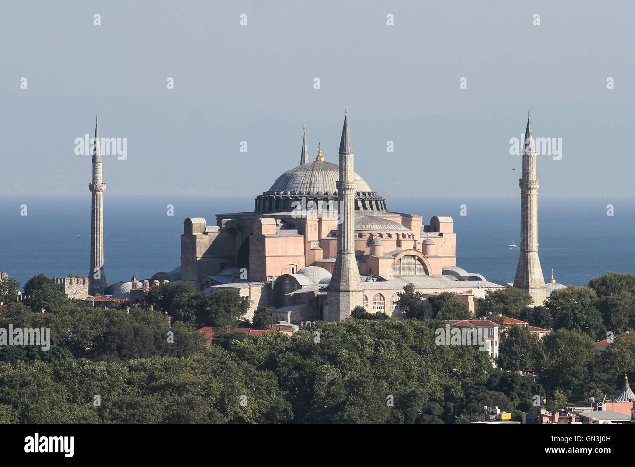 Museo Hagia Sophia nella città di Istanbul, Turchia Foto Stock