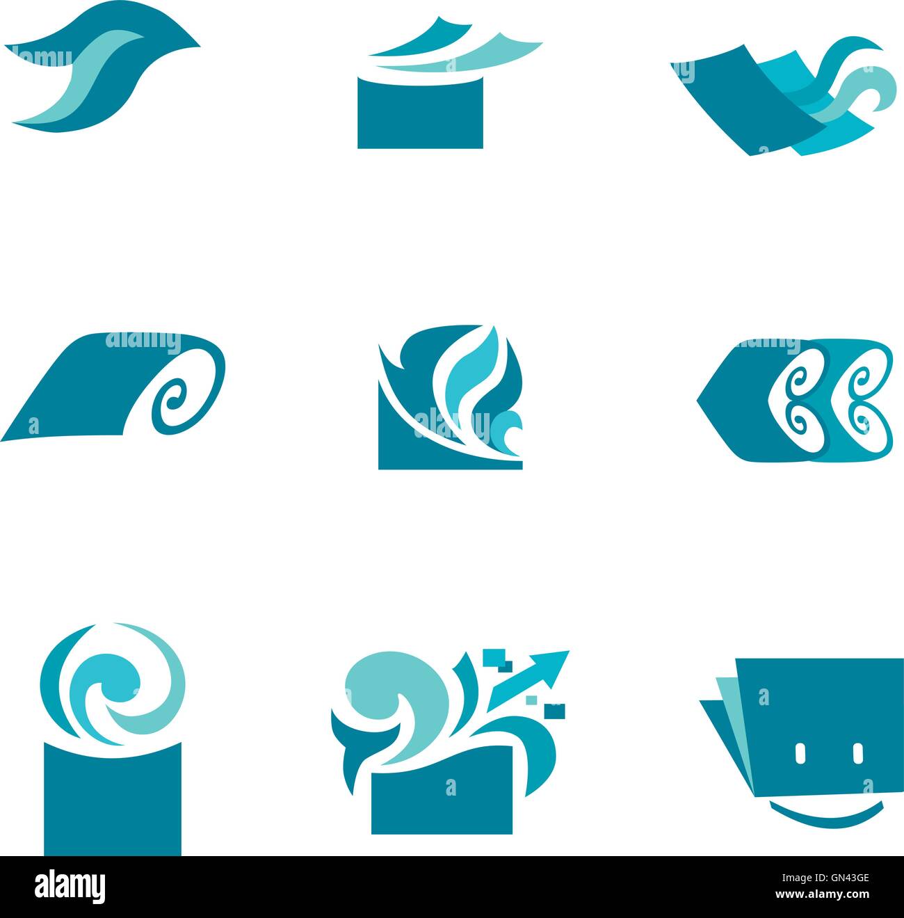 Icone di marketing Illustrazione Vettoriale