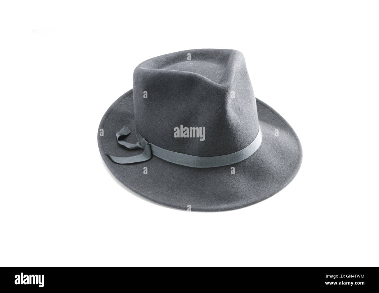 Black Hat isolati su sfondo bianco Foto Stock