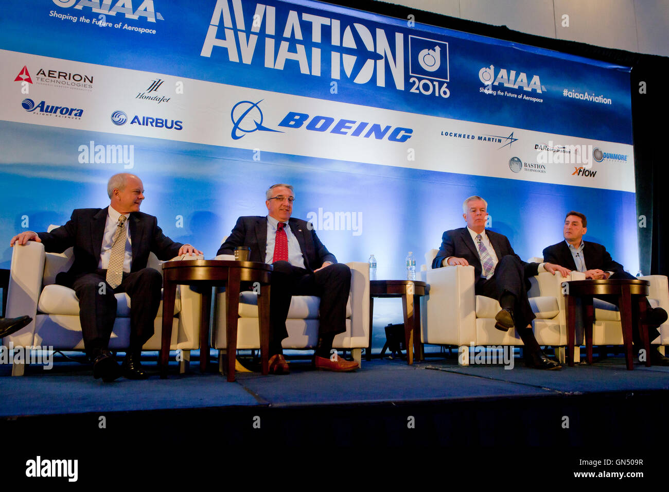 Aviazione AIAA Forum 2016 altoparlanti - Washington DC, Stati Uniti d'America Foto Stock