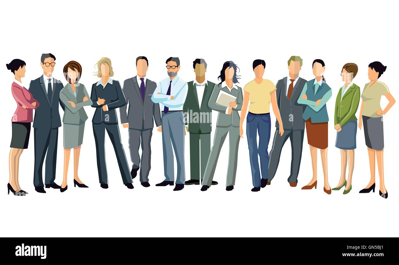 Gruppo di affari Illustrazione Vettoriale