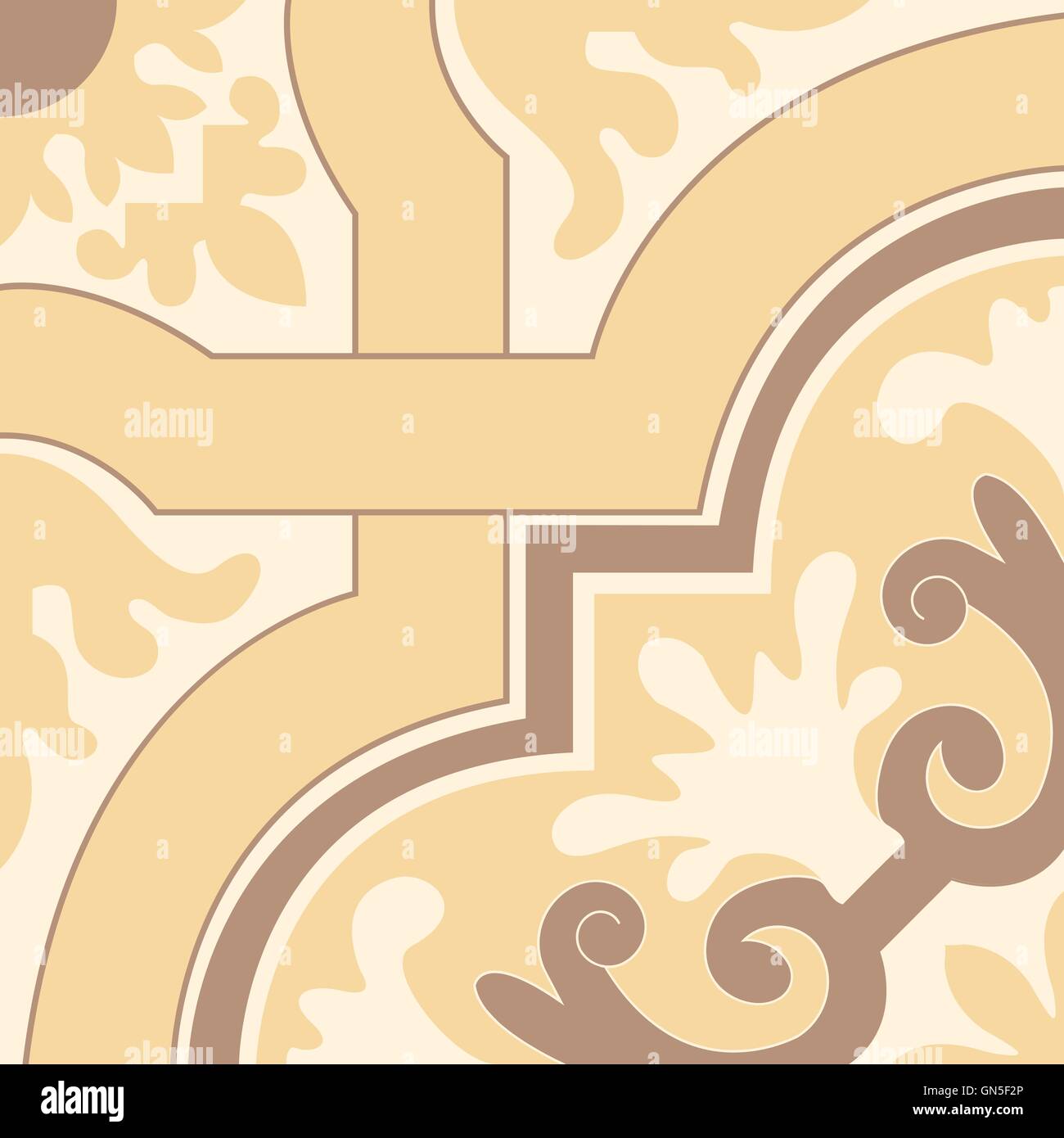 Vettore di piastrelle di ceramica pattern Illustrazione Vettoriale