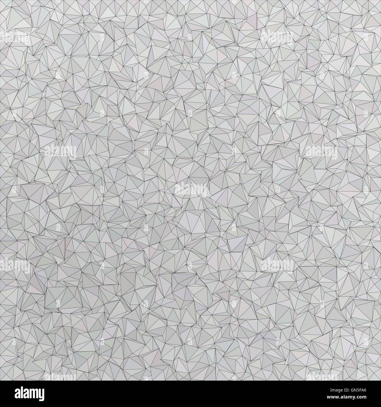 Argento triangolo irregolare mosaico design di sfondo Illustrazione Vettoriale