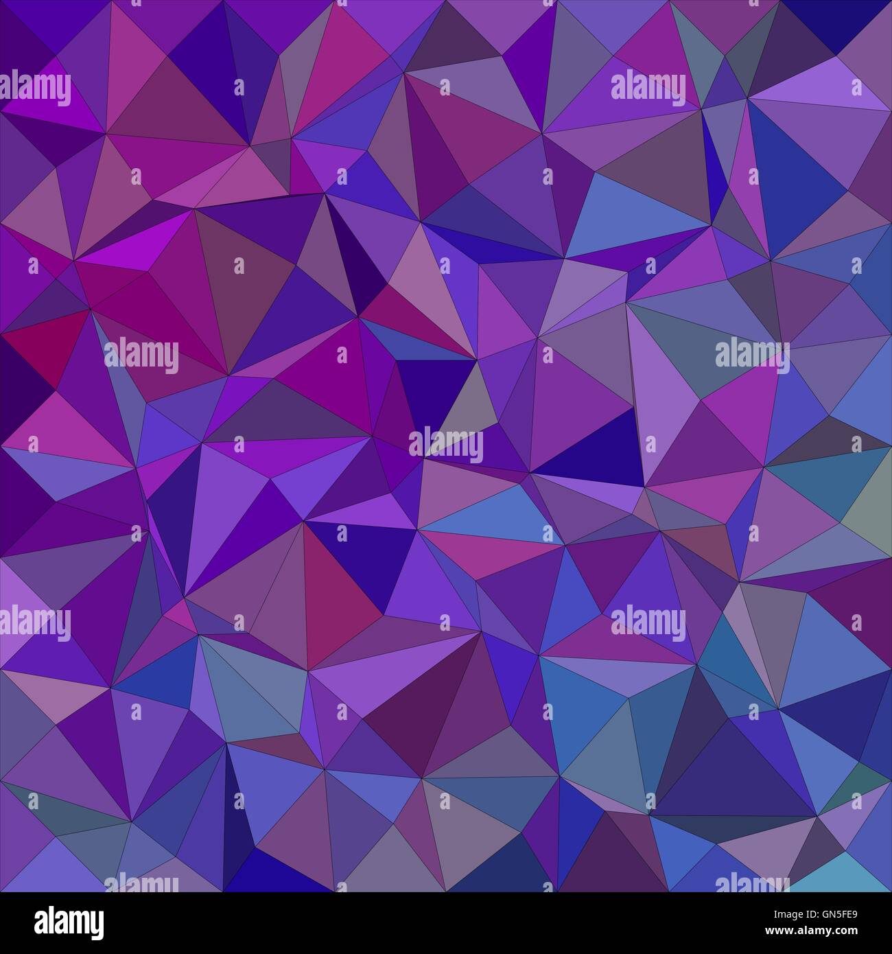 Viola triangolo irregolare di sfondo a mosaico Illustrazione Vettoriale