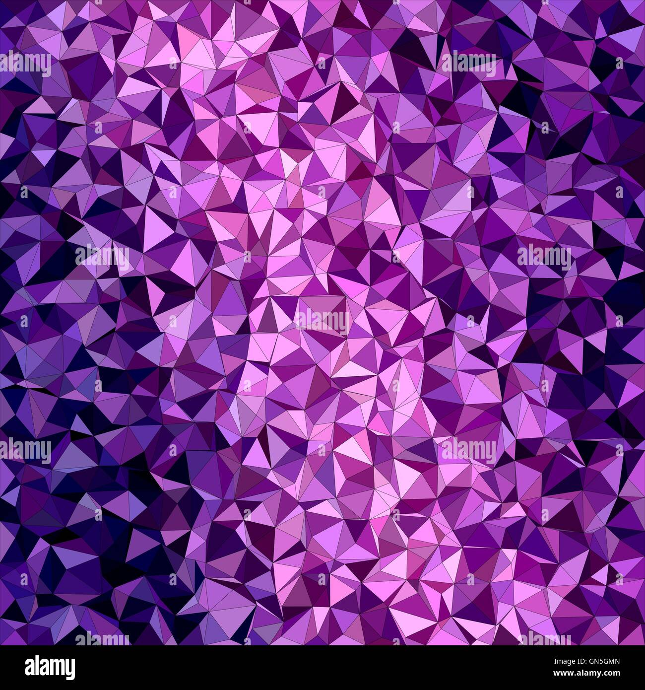 Triangolo viola mosaico design di sfondo Illustrazione Vettoriale