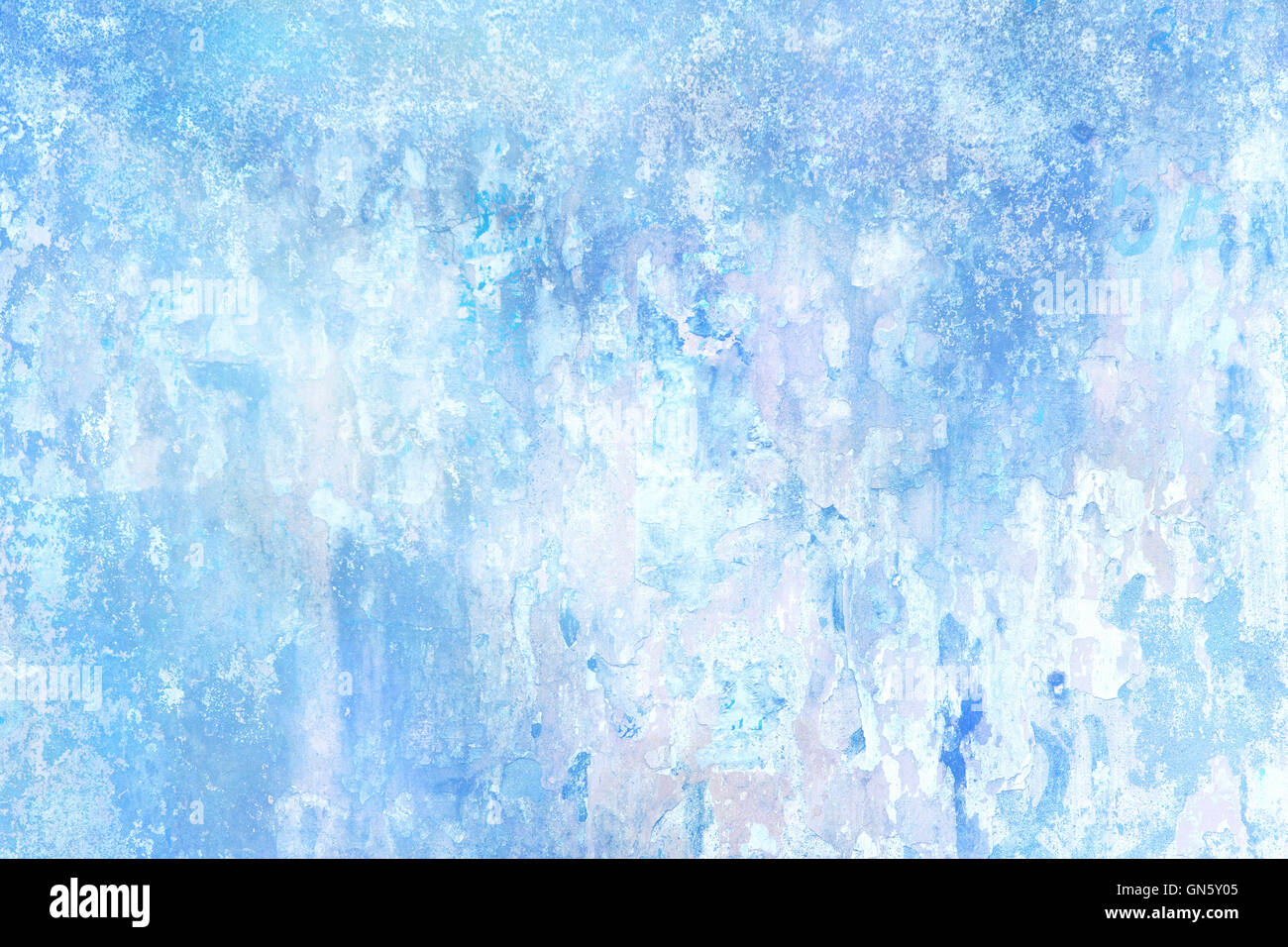 Blu pastello astratta textured background. Foto Stock