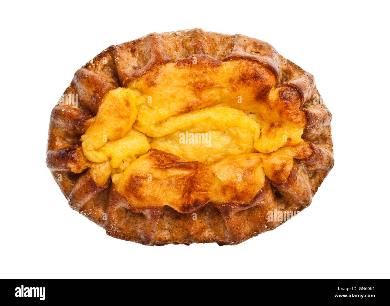 Torta karelian con patate Foto Stock