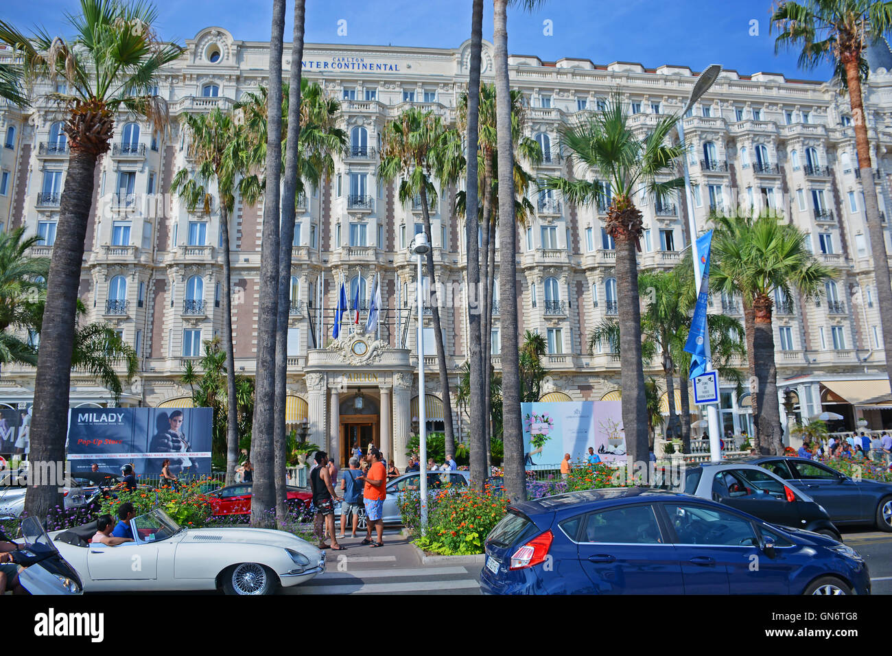 Carlton Intercontinental Hotel Cannes Francia Foto Stock