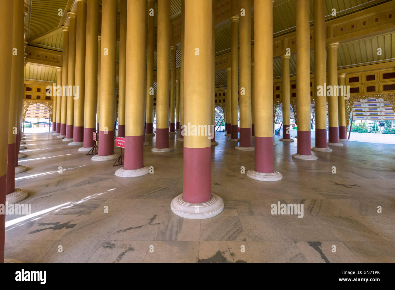 Kyauktawgyi Paya, Mandalay Myanmar Foto Stock