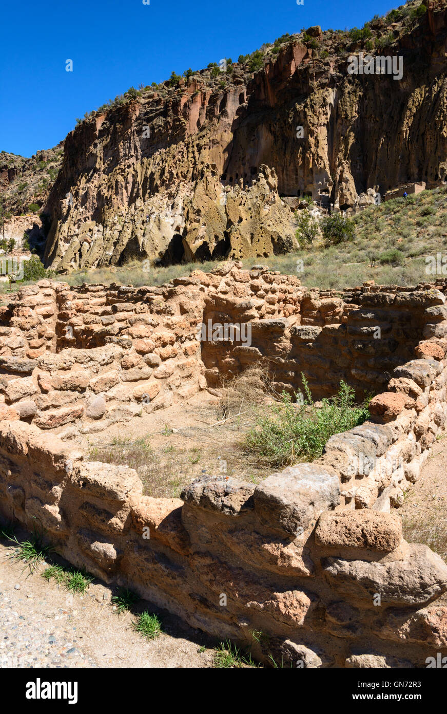 Bandelier National Monument Foto Stock