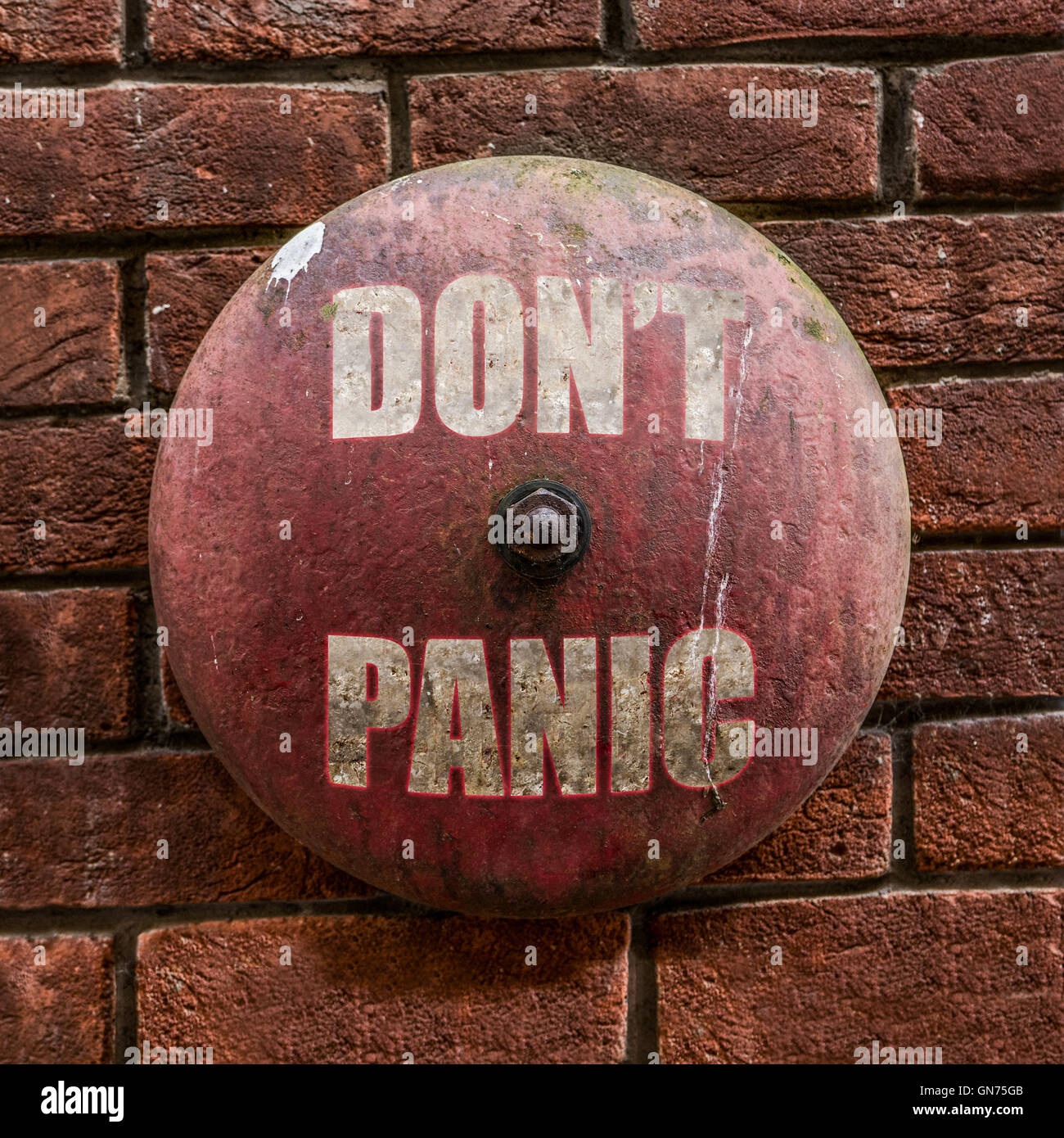 Non allarme panico Foto Stock