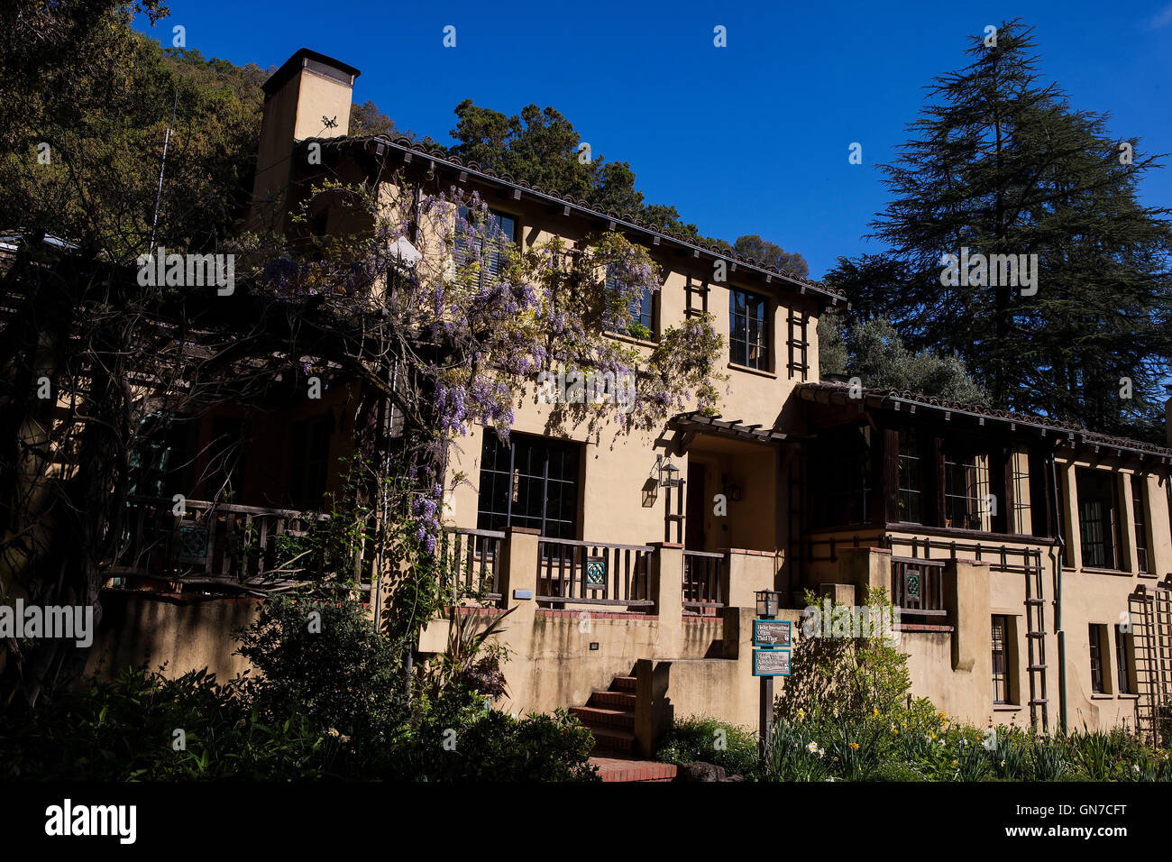 Casa Duveneck, nascosto Villa, Los Altos Hills, in California, Stati Uniti d'America Foto Stock