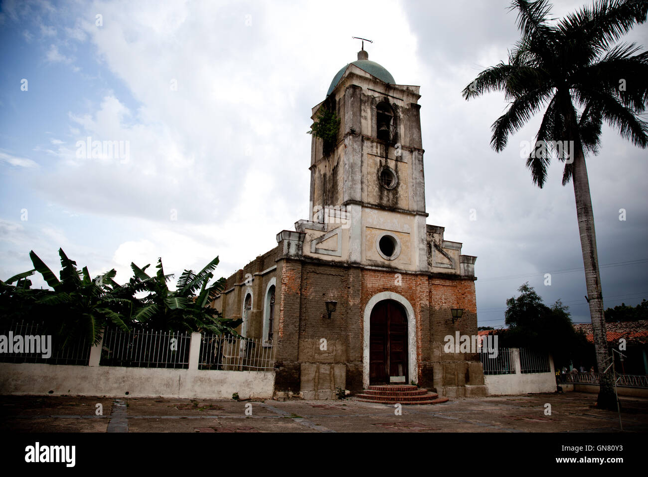 Vecchia chiesa in Vinales, Cuba Foto Stock