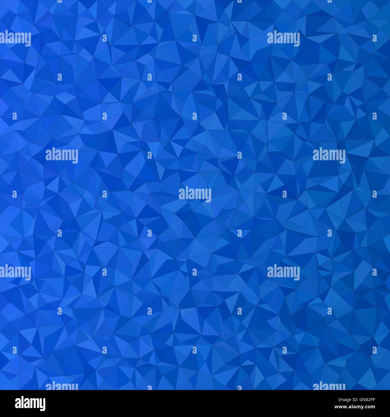 Blue triangolo irregolare mosaico sfondo vettoriale Illustrazione Vettoriale