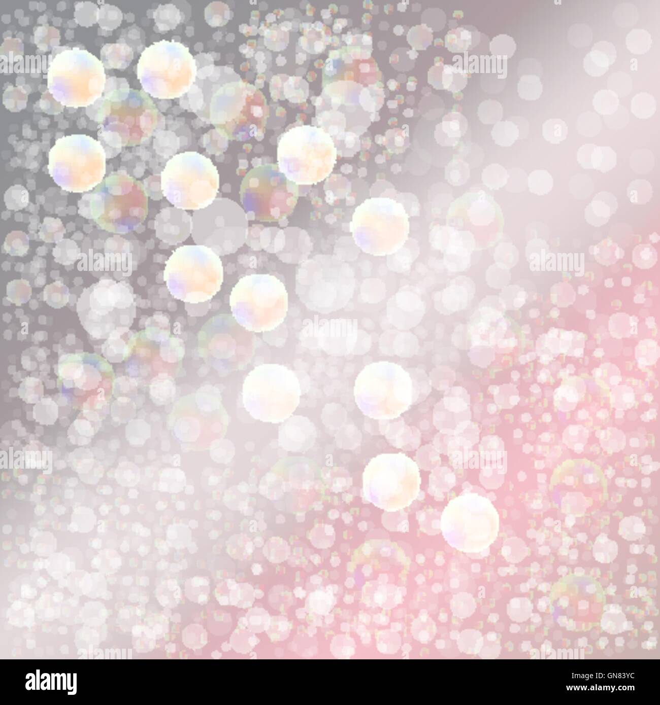 Abstract background. Effetto bokeh di fondo Illustrazione Vettoriale