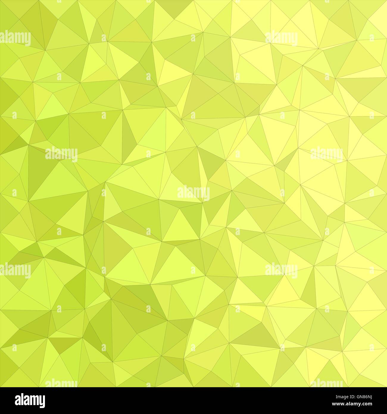 Giallo triangolo irregolare mosaico sfondo vettoriale Illustrazione Vettoriale