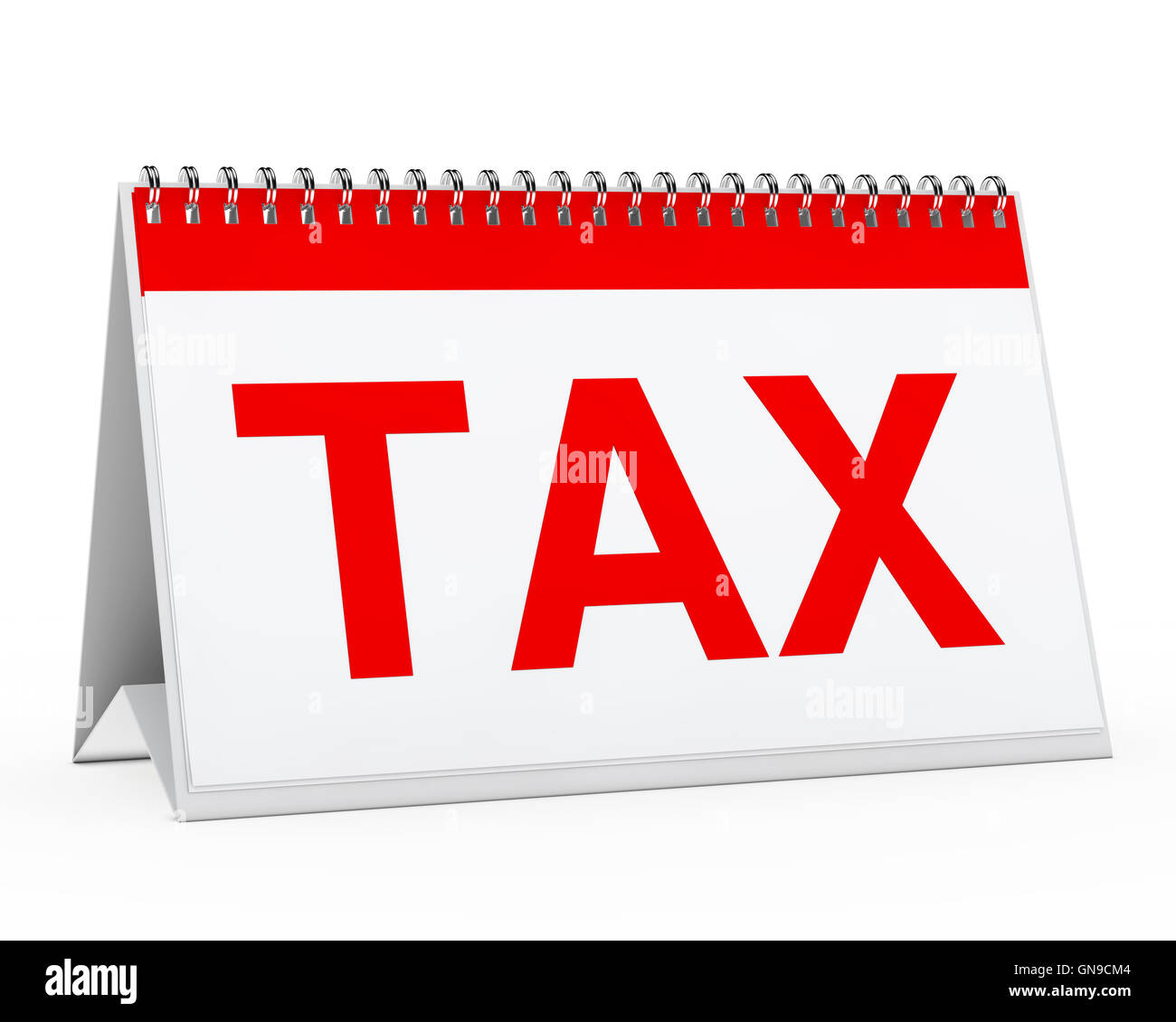 imposta sul calendario Foto Stock