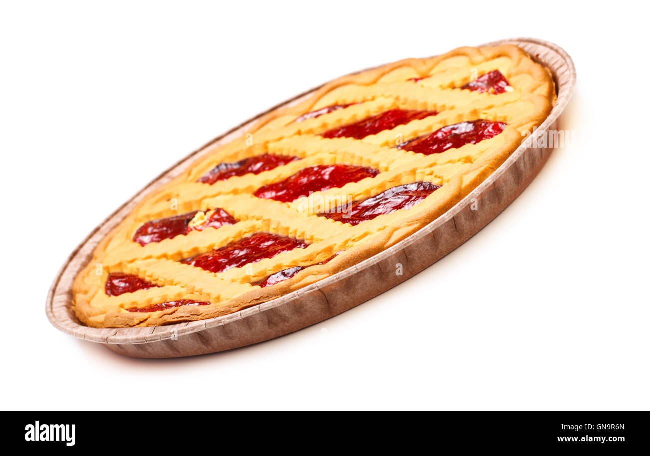 Torta di ciliegie Foto Stock