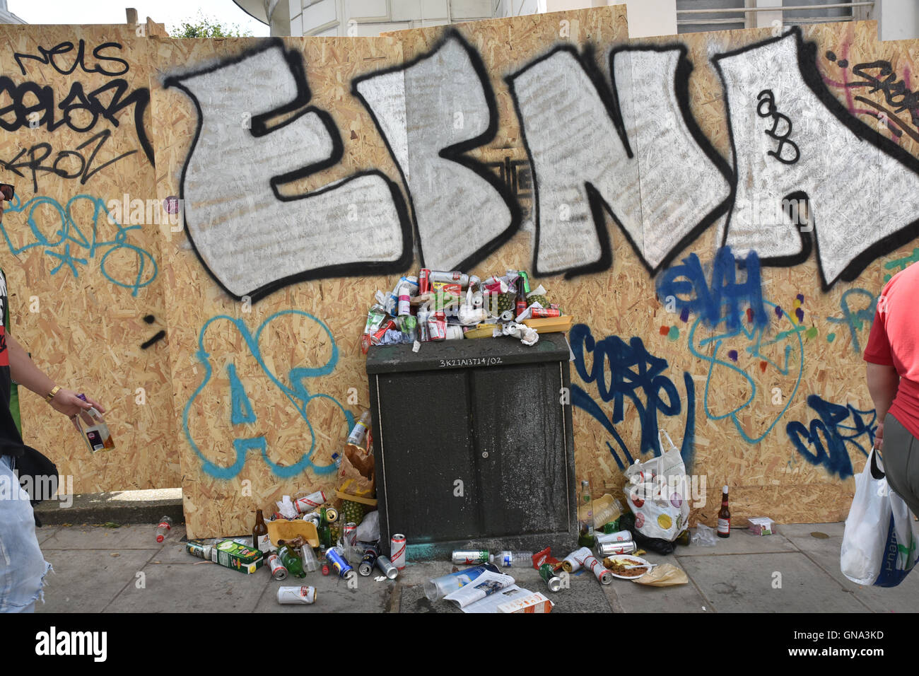 A Notting Hill, Londra, Regno Unito. Il 29 agosto 2016. Carnevale di Notting Hill giorno principale. Credito: Matteo Chattle/Alamy Live News Foto Stock